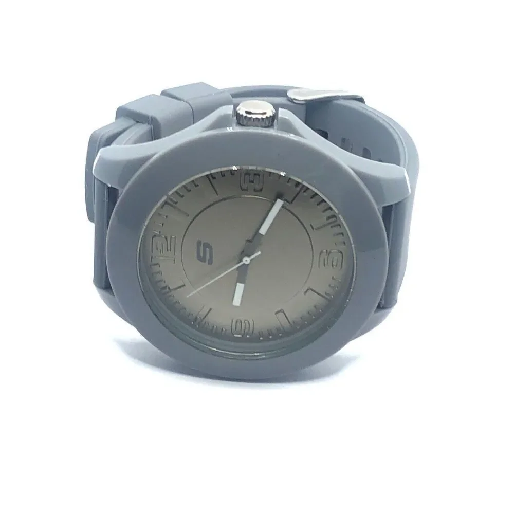 Skechers SR5011 Men's Grey Silicone Analog Grey Dial Quartz Genuine Watch OP158